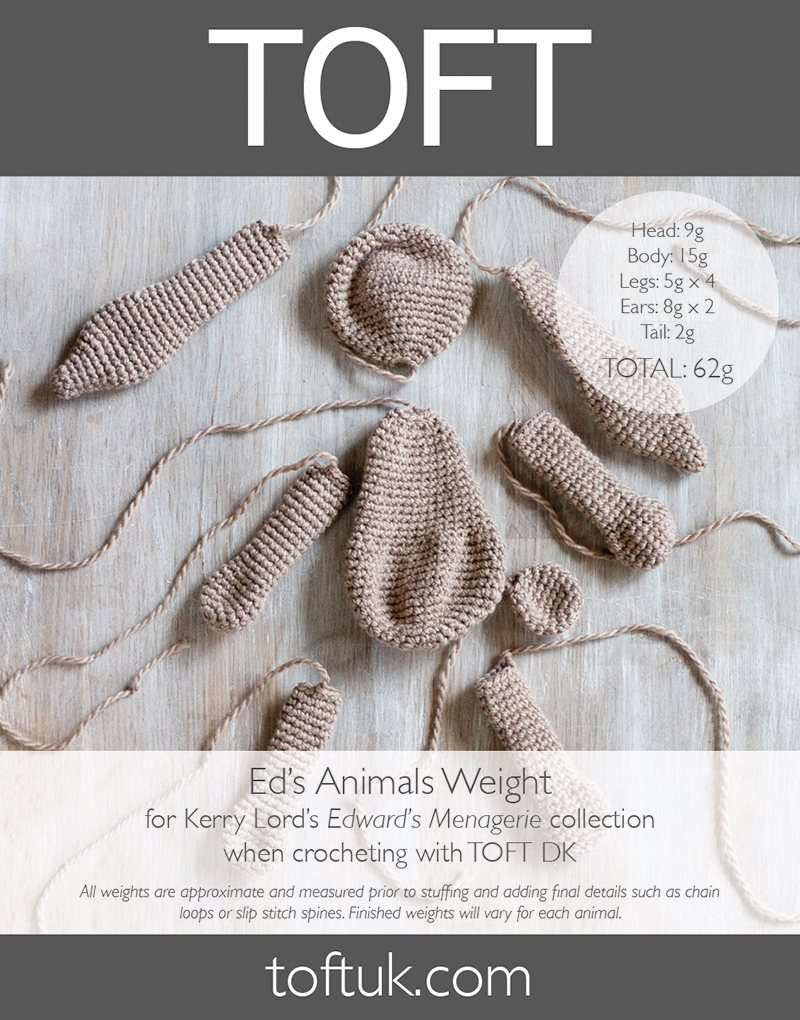 TOFT Ed's Animals Weight